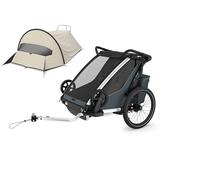 Thule Chariot Cross 2 Bike Trailer Silver Max 44 kg Boy Max 44 kg Black