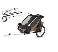 Thule Chariot Cross 2er Double Multisport Bicycle Trailer Pendant Faded Khak