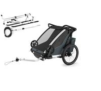 Thule Chariot Cross 2 Bike Trailer Silver Max 44 kg Boy Max 44 kg Black