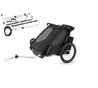Thule Chariot Sports 2er Double Multisport Bicycle Trailer Black