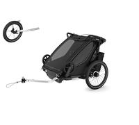 Thule Chariot Sports 2er Double Multisport Bicycle Trailer Pendant Black Schw