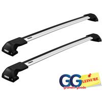 Thule Flush Rail 6040 Citroen Ds7 Crossback 18+/peugot 3008&5008 17+ Roof Bars Clamp Kit Black