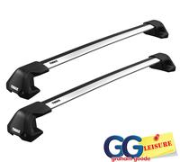 Thule Edge WingBars Roof Rack Bars Silver | Audi Q4 Sportback e-tron 2022- on