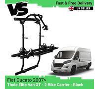 THULE ELITE VAN XT BIKE RACK BLACK FOR DUCATO JUMPER BOXER 2007 ONWARDS CARRIER