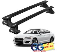 Thule Evo Black WingBars Roof Rack Bars | Audi A5 5dr Sportback 2017- onwards