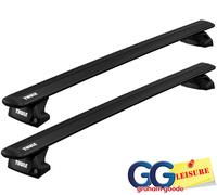 Thule Evo Black WingBars Roof Rack Rail Bars | Range Rover Velar 2017- onwards