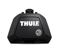 Thule Evo Raised Rail Foot For Vehicles Four-pack Black Black, One-Size