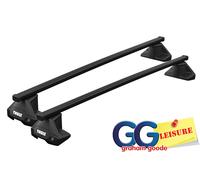 Thule Evo Square Roof Rack Bars | Honda Civic 5dr Hatchback 2012-2017