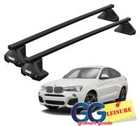 Thule Evo Square Roof Rack Bars Lockable | BMW X4 2015-2018