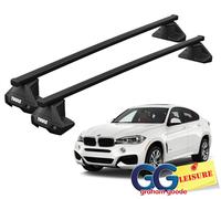 Thule Evo Square Roof Rack Bars Lockable | BMW X6 2015-2019