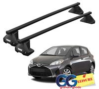 Thule Evo Square Roof Rack Bars | Toyota Yaris 5dr 2011- onwards