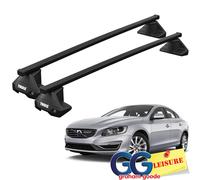Thule Evo Square Roof Rack Bars | Volvo S60 4dr Saloon 2010- onwards