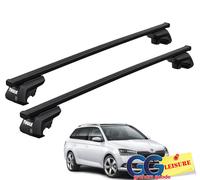 Thule Evo Square Roof Rack Rail Bars Lockable | Skoda Fabia Estate 2015- onwards
