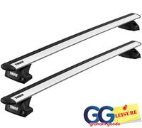 Thule Evo WingBars Roof Rack Rail Bars | Audi A6 Avant Estate 2018- onwards