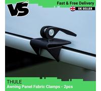 THULE FABRIC CLAMPS AWNING CANOPY TENSIONING RAFTER SECURING PANEL CLIPS PAIR