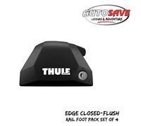 Thule Edge Flush Rail Bar Clamp 4 Units One Size Black
