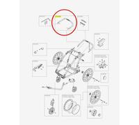 Thule Handlebar Single Sport 1 Spare Part Black One Size Black