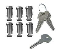 Thule Key and Barrel 6-pack = 6 Barrels, 2 Keys, 1 Remover Key