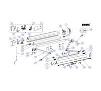 Thule LH END PLATE 5200 ANTHRACITE - 1500603097