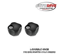 Thule Lockable Knob Black 2-pack