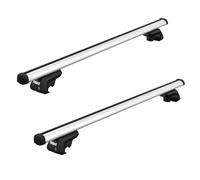Thule ProBar Evo Aluminium Roof Bars fits Audi A4 Avant 2008-2015 Flush
