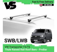 THULE PROBAR ROOF BAR RAISED RAIL RACK VW TRANSPORTER T5 T5.1 T6 T6.1