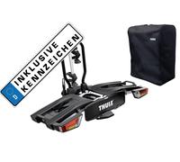 Thule Rack Carrier Tow Trailer Hitch Easy Fold XT2 933 2 Wheels +Bag+ Plate