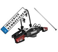 Thule Rack Carrier Tow Trailer Hitch VeloCompact 924 +Loading Ramp+License Plate