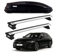 Thule Roof Rack Bars & 450L Top Box Cargo, Audi A6 Avant Estate 2025+ onwards
