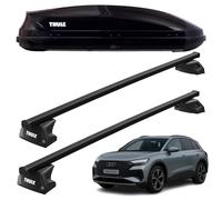 Thule Roof Rack Bars & 450L Top Box Cargo, Audi Q4 e-tron SUV 2021+ onwards