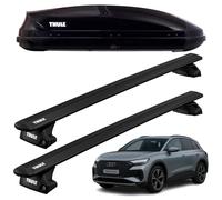 Thule Roof Rack Bars & 450L Top Box Cargo, Audi Q4 e-tron SUV 2021+ onwards