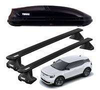 Thule Roof Rack Bars & 450L Top Box Cargo, Ford Explorer Electric 5dr SUV 2024+