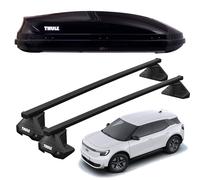 Thule Roof Rack Bars & 450L Top Box Cargo, Ford Explorer Electric 5dr SUV 2024+
