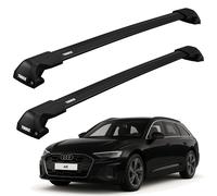 Thule Roof Rack Bars Audi A6 Avant 2025+ on, Black WingBar Edge Complete Kit