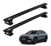 Thule Roof Rack Bars Audi Q4 e-tron SUV 2021+ on, Black WingBar Evo Complete Kit