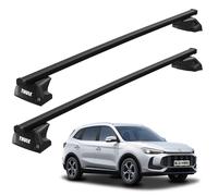 Thule Roof Rack Bars for MG ZS Hybrid 2024+ onwards, Flush Rails SquareBar Evo