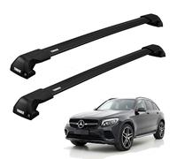 Thule Roof Rack Bars Mercedes GLC SUV 2023+ on, Black WingBar Edge Complete Kit