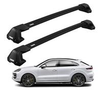 Thule Roof Rack Bars, Porsche Cayenne Coupe 2018+ Onwards, Black Wing Bar Edge