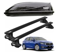 Thule Roof Rack Bars & Roof Box Top Cargo , Skoda Fabia 5dr Hatch 2022+ onwards