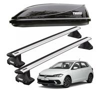 Thule Roof Rack Bars & Roof Box Top Cargo , VW Polo 5dr Hatch 2018+ onwards