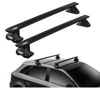 Thule Roof Rack Bars, Square, WingBars, Aero | Fits Skoda Octavia 5dr Hatchback 2021- onwards (WingBar Evo "Black")