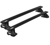 Thule Roof Rack Bars SquareBar Evo, WingBar Evo, WingBar Edge | Compatible for Vauxhall Mokka & Mokka-e 5dr SUV 2021- onwards (Wing Bar Evo (Black))
