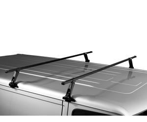 Thule Roof Rack Rain Gutter SquareBar Black for VW Transporter (T3) Van
