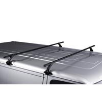 Thule Roof Rack SquareBar Black For FORD Transit Single Cab 2006-2014 15cm