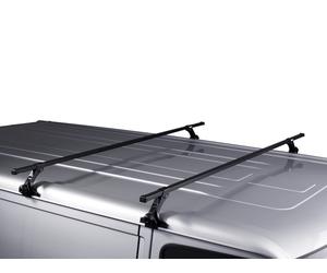 Thule Roof Rack SquareBar Black For FORD Transit Single Cab 2006-2014 15cm