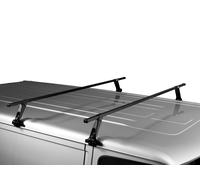 Thule Roof Rack SquareBar Black for VW Transporter T3 Van With Rain Gutters