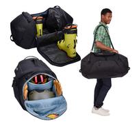 Thule Roundtrip Ski Boot Bag 80L Black Travel Duffel For Ski & Snowboard