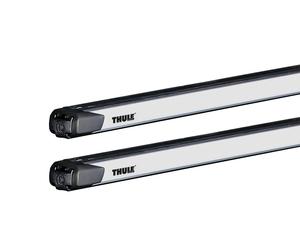 Thule Slidebar Supporting Truss 2 Pcs Aluminum Silver Extendable 144cm 892
