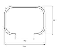 Thule Smartrack Xt Roof Bars Aluminum fits Lancia Musa 2004-2012 Roof Railing
