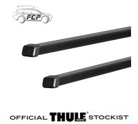 Thule Squarebar Evo Roof Bars Black 118 cm